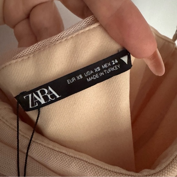 NWT Zara Ombre Print Corset Dress with Tulle size  XS - Picture 12 of 14